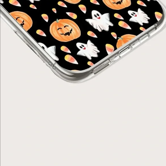 Halloween Ghost and Pumpkin iPhone 11 Pro Case - Picture 3 of 4